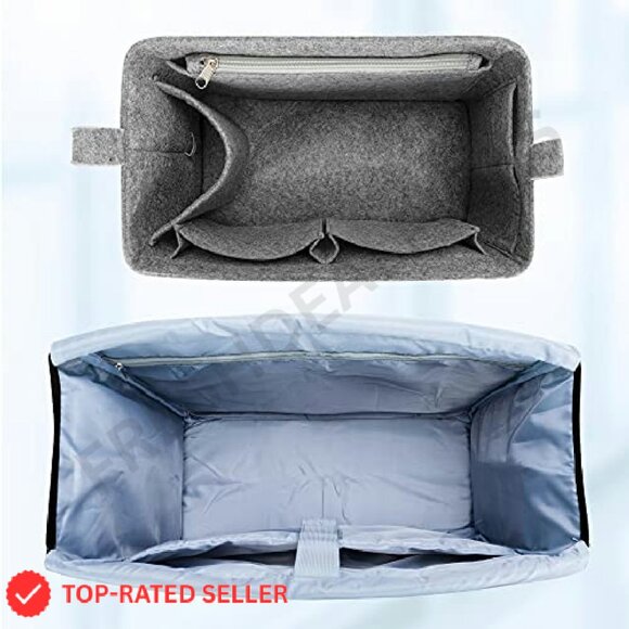 Professional Nurse Tote with Organizer Insert Padded Laptop Sleeve Functional - Picture 4 of 7